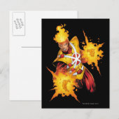 Firestorm Punch Briefkaart (Voorkant / Achterkant)