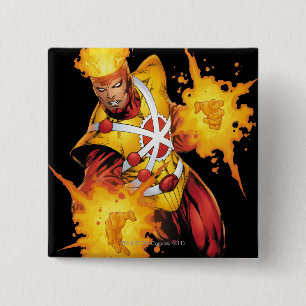 Firestorm Punch Vierkante Button 5,1 Cm