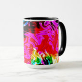 Firestorm Tie Dye, koffie-Mok Mok (Voorkant rechts)