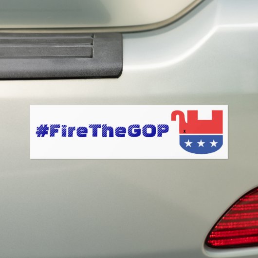 #FireTheGOP bumpersticker (Op auto)