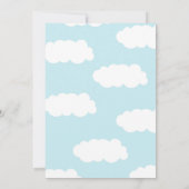 Firetruck Baby shower Invitation, Fireman Invite Kaart (Achterkant)