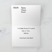 Firetruck Baby Shower Uitnodigingen aanpassen! (Binnen)