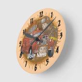 Firetruck Buddy brandweerlieden klokken (Hoek)