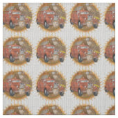 Firetruck Buddy Brandweerman Fabric Stof (Swatch)