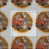 Firetruck Buddy Brandweerman Fabric Stof (Delen)