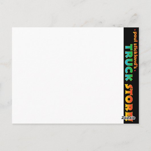 Firetruck Custom Briefkaart (Achterkant)