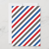 Firetruck Firefighter Kids Birthday Invitation Kaart (Achterkant)