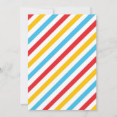 Firetruck Firefighter Kids Birthday Invitation Kaart (Achterkant)