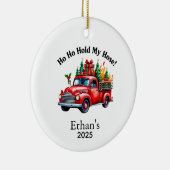 Firetruck Ornament, Firefighter Ornament, Fireman  Keramisch Ornament (Rechts)