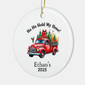 Firetruck Ornament, Firefighter Ornament, Fireman  Keramisch Ornament (Links)