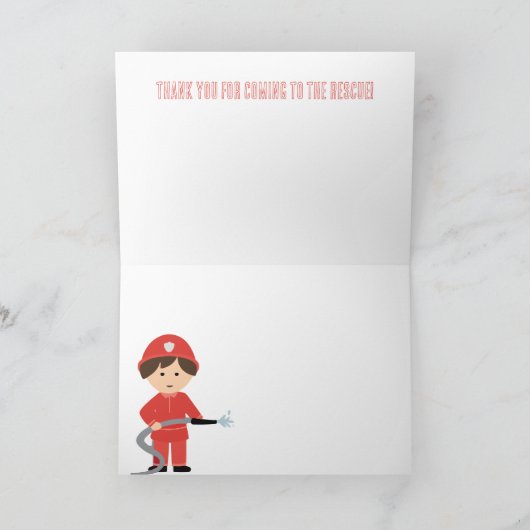 Firetruck Party Dank u Kaarten (Binnen)