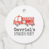 Firetruck Party Labels (Voorkant)