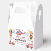 Firetrucks Boy 1st Birthday | Cute Little party Bedankdoosjes (Geopend)