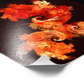 Firevogeldansfoto's Abstract maken Foto Afdruk (Hoek)