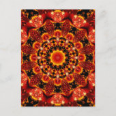 Firewalk, Abstracte Spirituele quest in Flames Briefkaart (Voorkant)