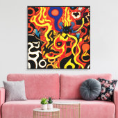 Firewall Canvas Afdruk (Insitu (Woonkamer))