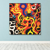 Firewall Canvas Afdruk (Insitu (Houten vloer))