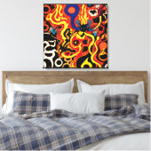 Firewall Canvas Afdruk (Insitu (Slaapkamer))