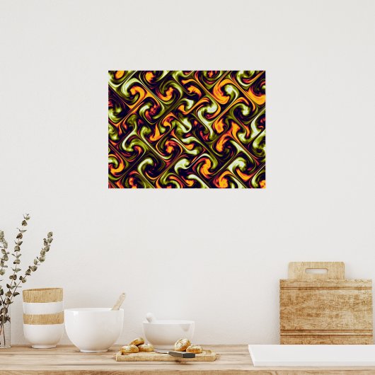 Firewall Fractal Poster (Keuken)