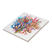 FireWater Koral Tegeltje (Zijkant)