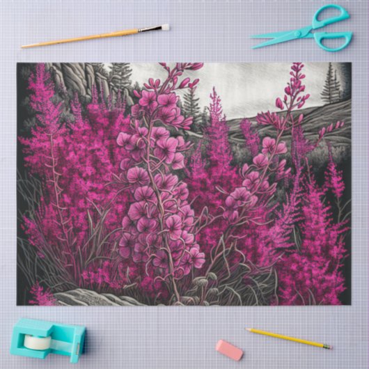 Fireweed 7 tissuepapier (Craft)
