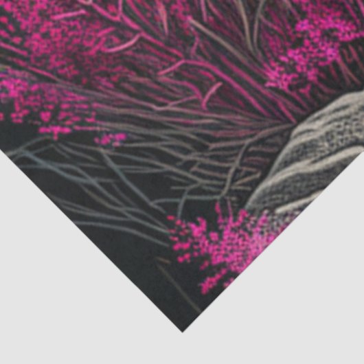 Fireweed 7 tissuepapier (Detail)