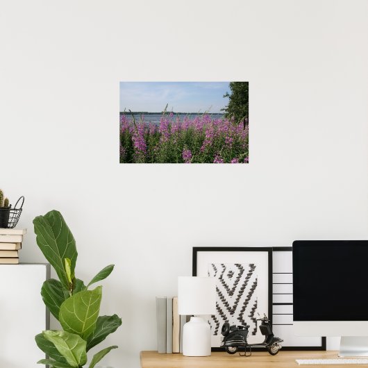 Fireweed Beach Poster (Thuiskantoor)