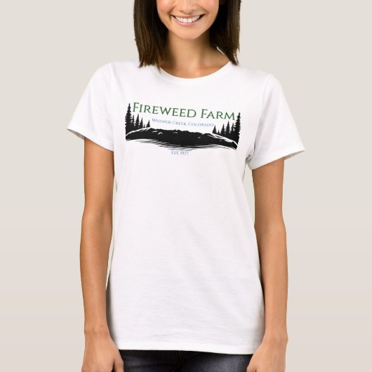Fireweed Boerderij (Whisper Creek) T-shirt voor da (Voorkant)