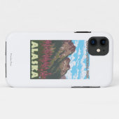 Fireweed & Mountains - Denali Nat'l Park Case-Mate iPhone Case (Achterkant (horizontaal))