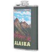 Fireweed & Mountains - Denali Nat'l Park Heupfles (Links)