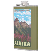 Fireweed & Mountains - Denali Nat'l Park Heupfles (Links)