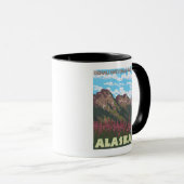 Fireweed & Mountains - Denali Nat'l Park, Mok (Voorkant rechts)