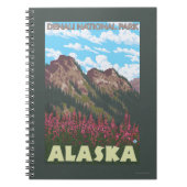Fireweed & Mountains - Denali Nat'l Park, Notitieboek (Voorkant)