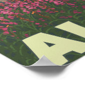 Fireweed & Mountains - Denali Nat'l Park, Poster (Hoek)