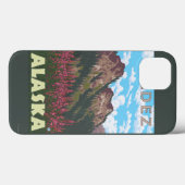 Fireweed & Mountains - Valdez, Alaska Case-Mate iPhone Case (Achterkant (horizontaal))