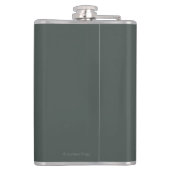 Fireweed & Mountains - Valdez, Alaska Heupfles (Achterkant)