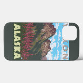 Fireweed & Mountains - Yukon, Alaska Case-Mate iPhone Case (Achterkant (horizontaal))