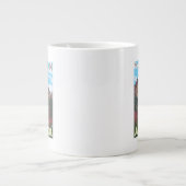 Fireweed & Mountains - Yukon, Alaska Grote Koffiekop (Voorkant)