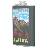 Fireweed & Mountains - Yukon, Alaska Heupfles (Links)