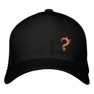 FireWhat Aanpasbaar Pet met zwart op zwarte logo
