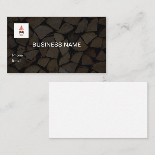 Firewood 1 visitekaartje (Voorkant / Achterkant)