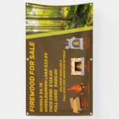 Firewood aanpassen voor startpunt voor verkoopCamp Spandoek (Verticaal)