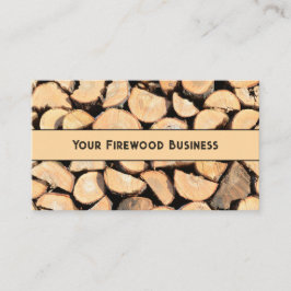 Firewood Cut Logs Visitekaartje