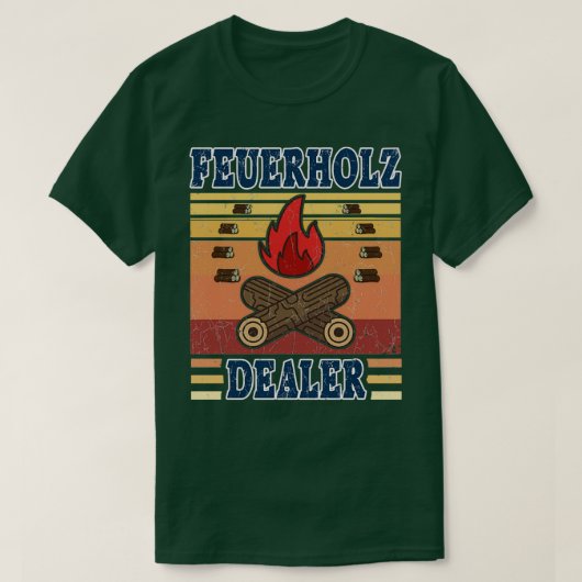 Firewood Dealer Farmer  Firewood T-shirt (Design voorkant)