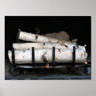 Firewood in het Poster Hearth