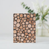 Firewood Logs      Briefkaart (Staand voorkant)