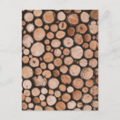 Firewood Logs Briefkaart (Voorkant)