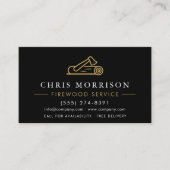 Firewood QR Code Visitekaartje (Voorkant)