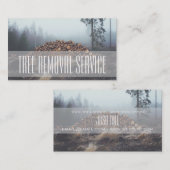 Firewood Visitekaartje voor Tree Service (Voorkant / Achterkant)