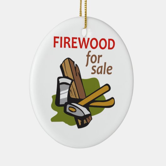 FIREWOOD VOOR VERKOOP KERAMISCH ORNAMENT (Rechts)